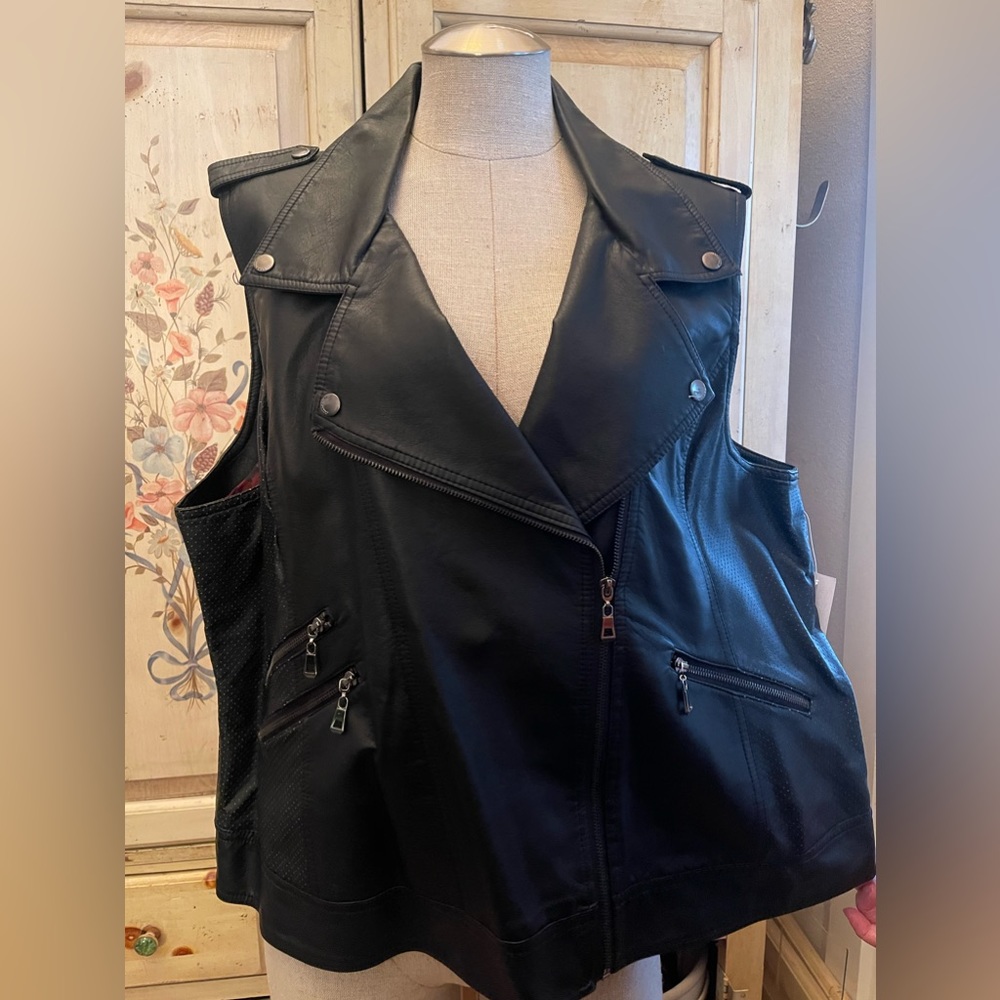 Dollhouse 2x Faux Leather Vest